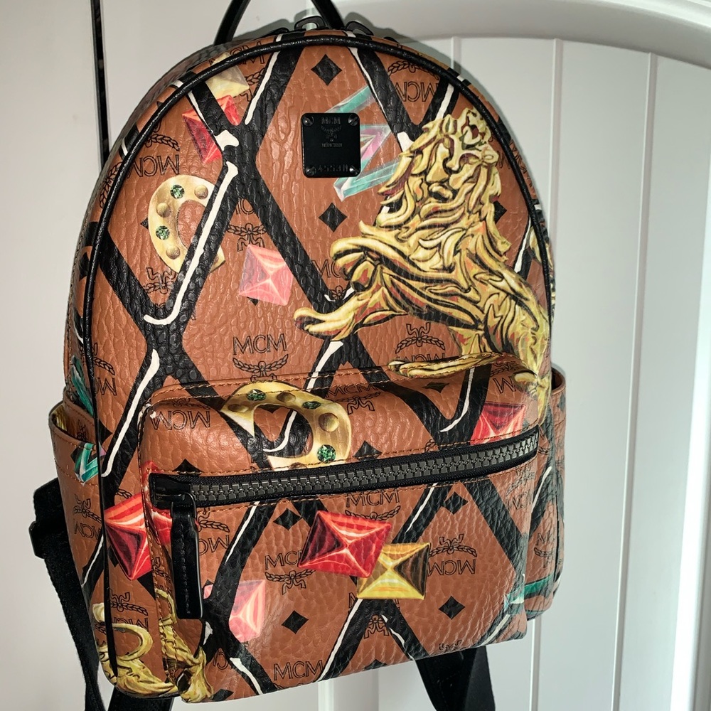 Authentic MCM mini backpack